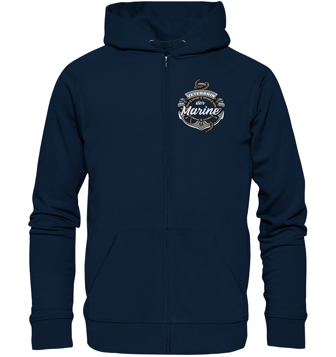 Veteranin der Marine - Organic Kapuzenjacke
