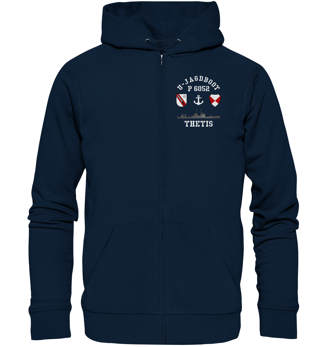 U-Jagdboot P6052 THETIS Anker - Organic Kapuzenjacke