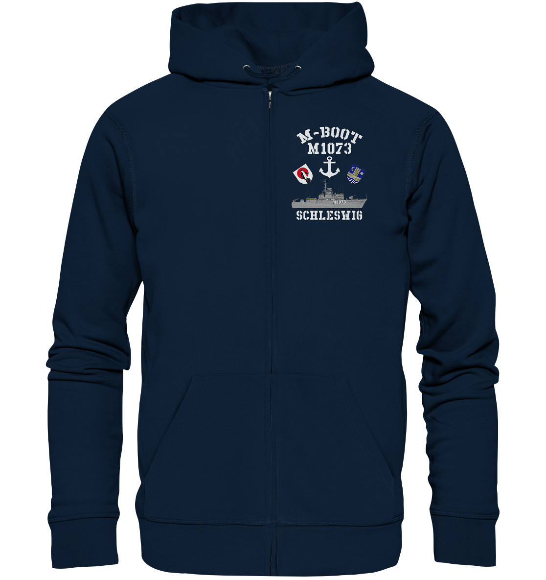 M-Boot M1073 SCHLESWIG Anker (HL) - Organic Kapuzenjacke