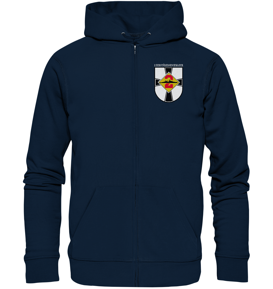 2. ZG Zerstörer D182 SCHLESWIG-HOLSTEIN; beidseitiger Druck - Organic Zipper