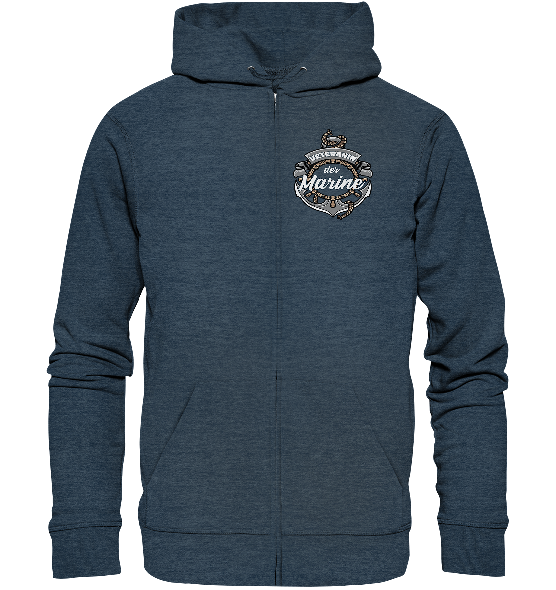 Veteranin der Marine - Organic Kapuzenjacke