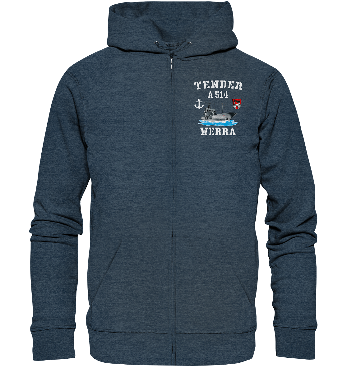 Tender A514 WERRA Anker - Organic Kapuzenjacke