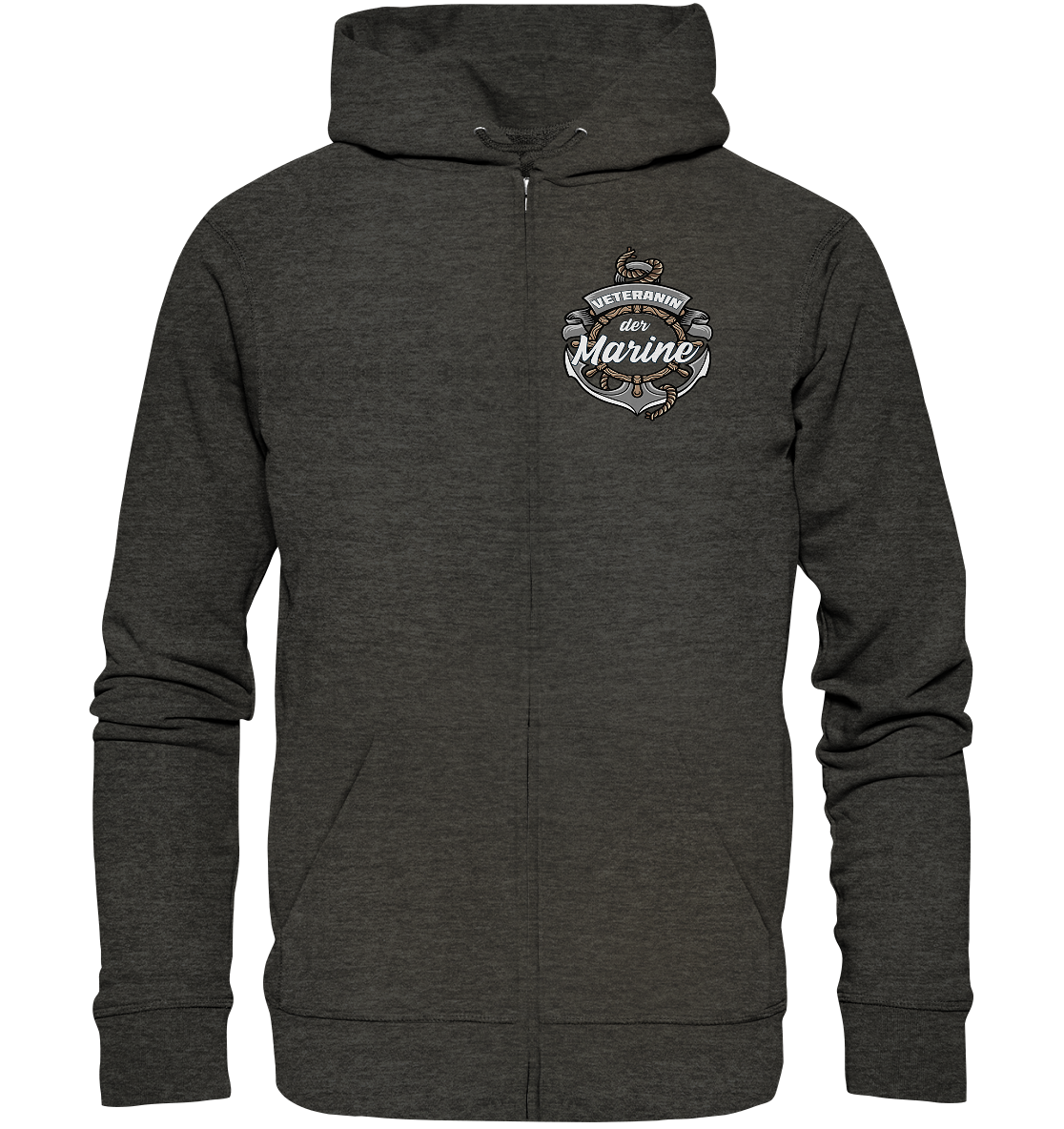 Veteranin der Marine - Organic Kapuzenjacke