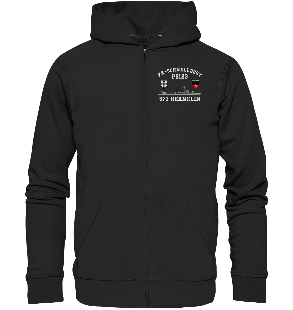 P6123 S73 HERMELIN 7.SG - Organic Kapuzenjacke