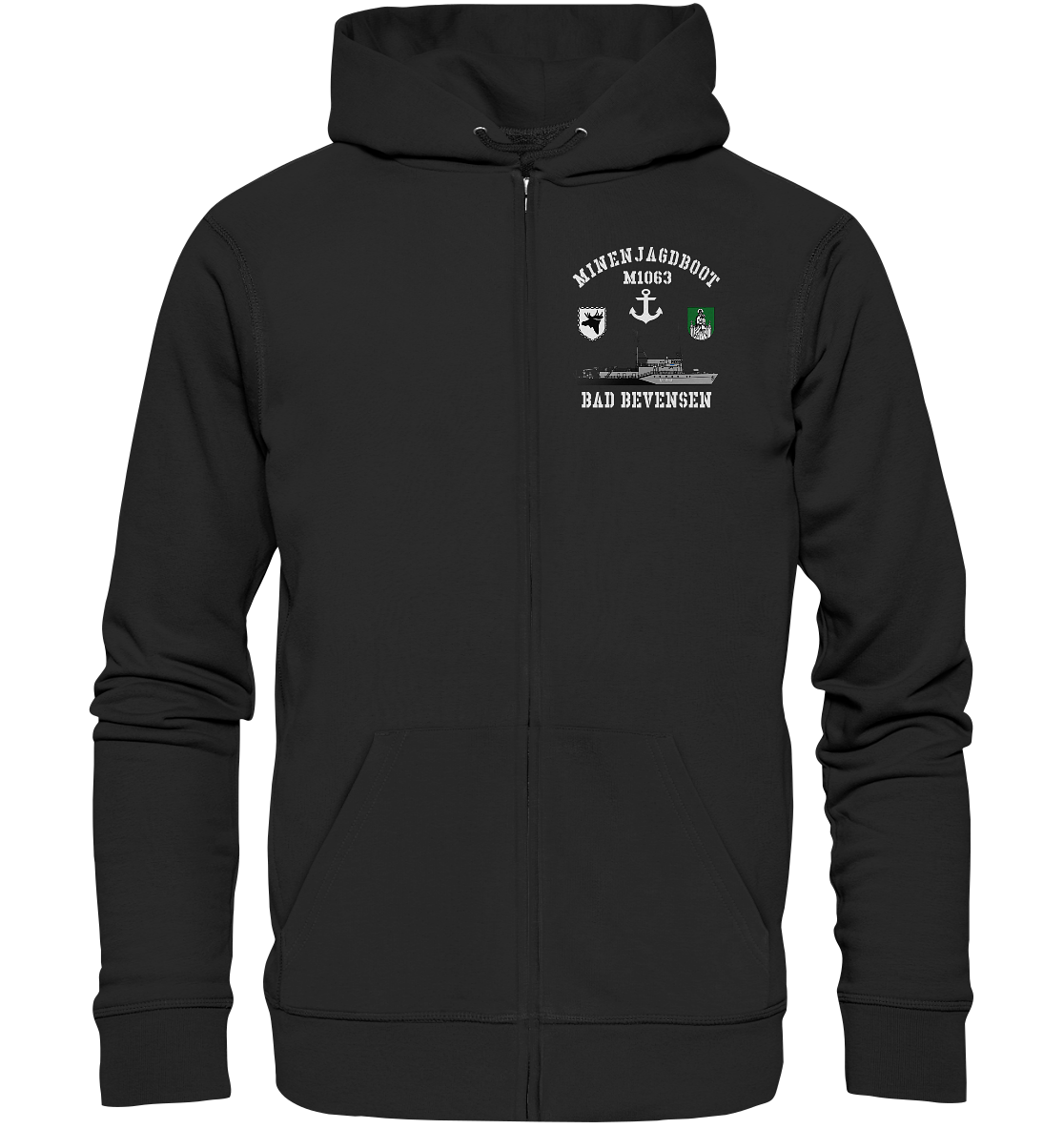 Mij.-Boot M1063 BAD BEVENSEN Anker 3.MSG - Organic Kapuzenjacke