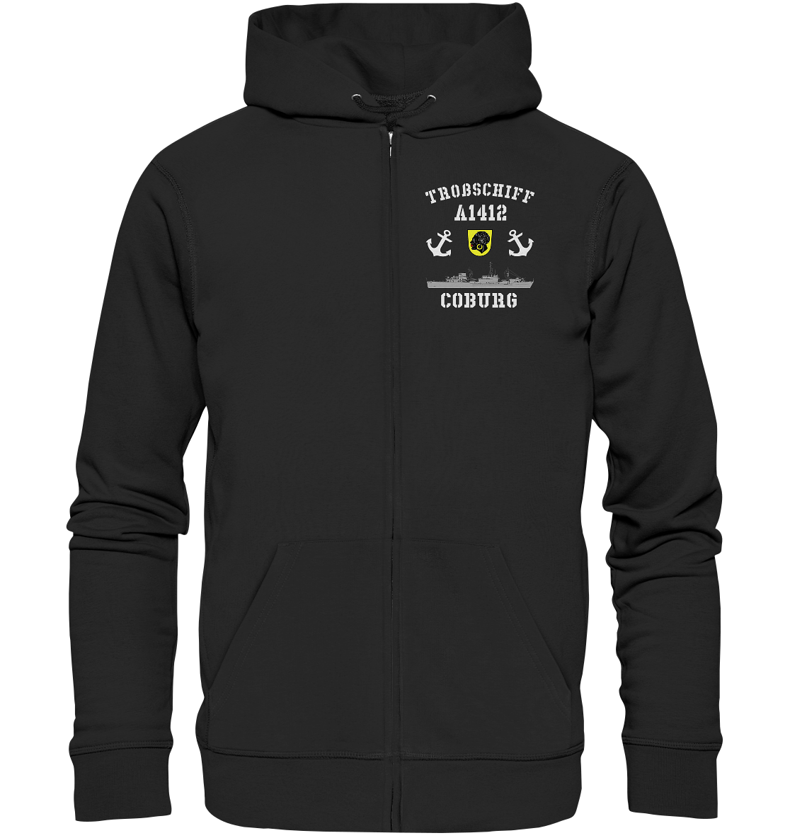 Troßschiff A1412 COBURG - Organic Kapuzenjacke