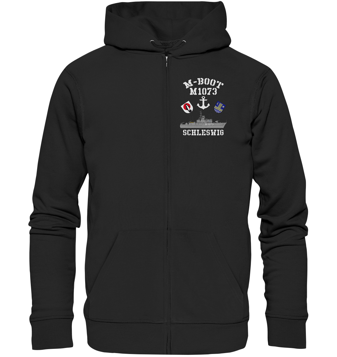 M-Boot M1073 SCHLESWIG Anker (HL) - Organic Kapuzenjacke