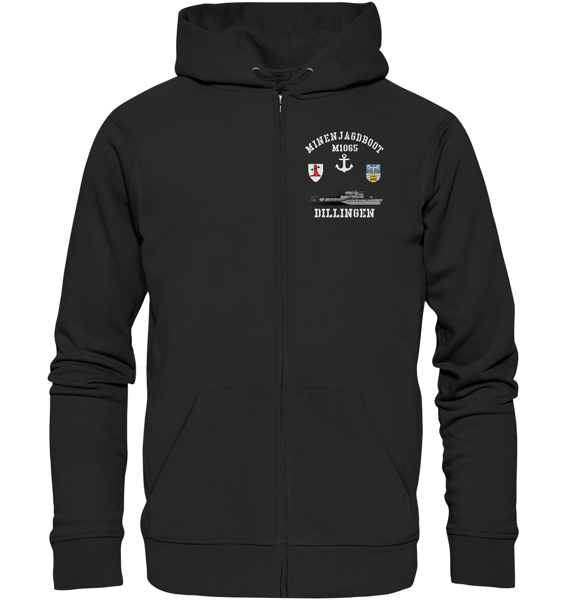 Mij.-Boot M1065 DILLINGEN Anker 1.MSG - Organic Kapuzenjacke