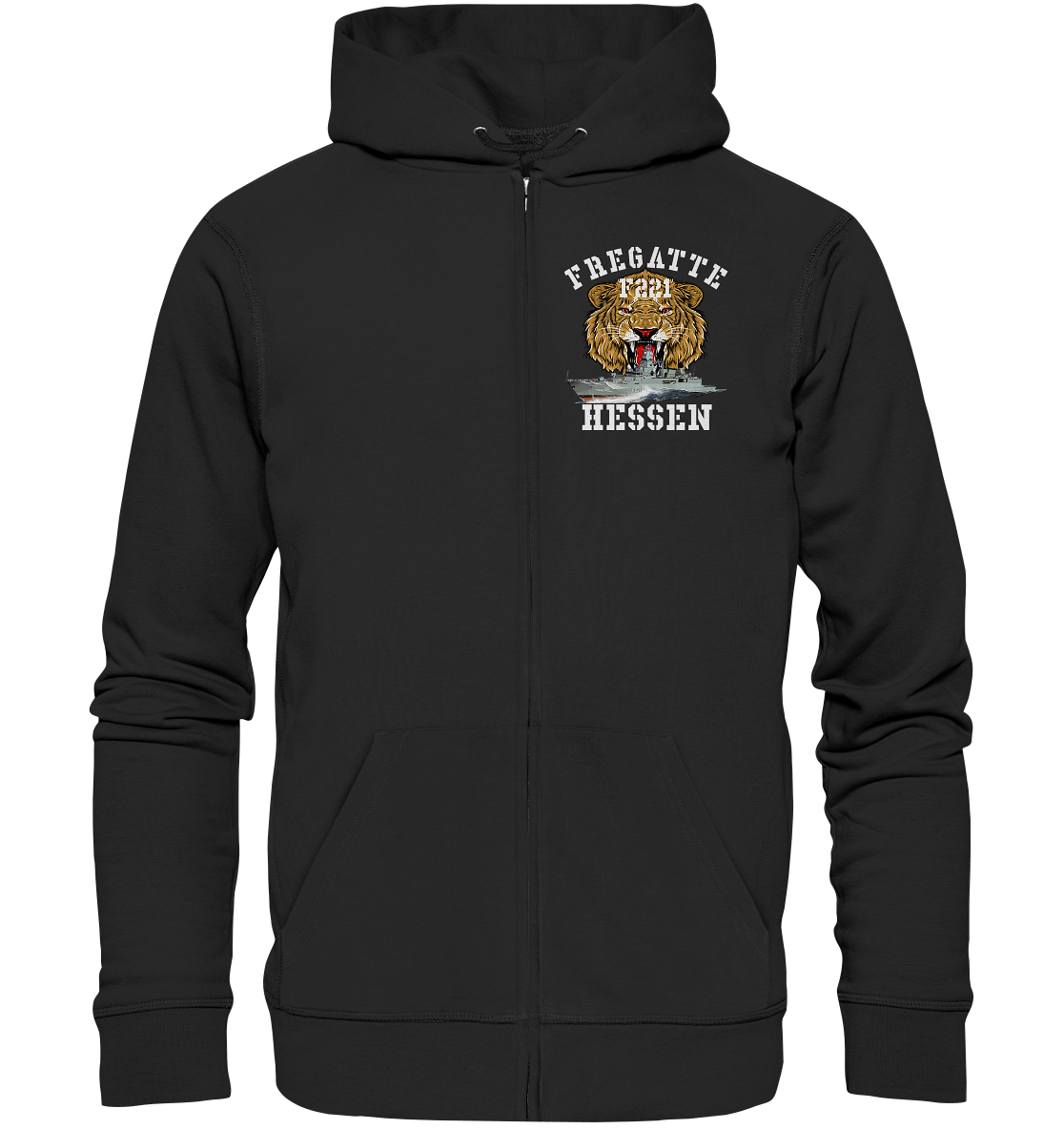 Fregatte F221 HESSEN Löwe - Organic Zipper