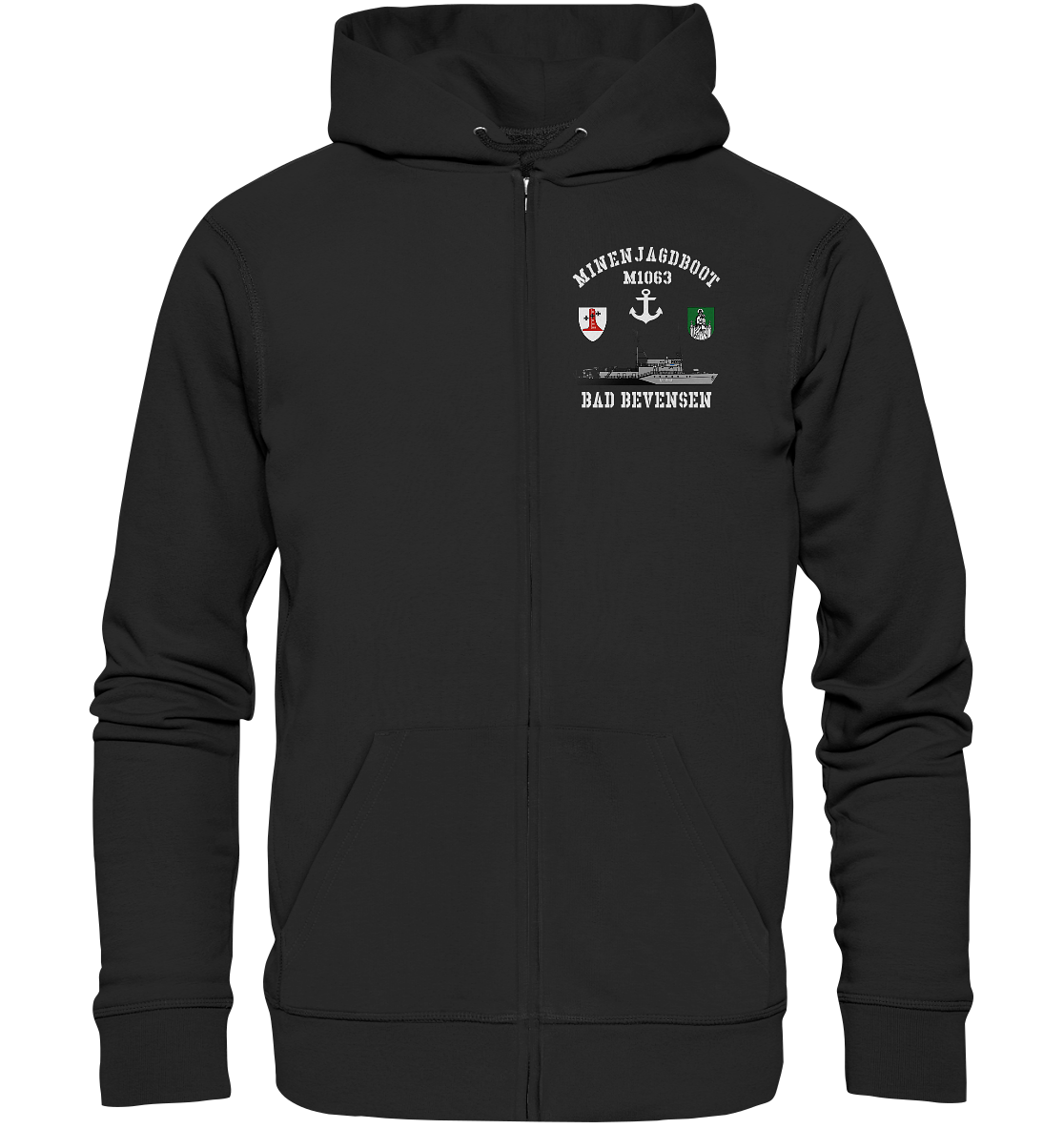 Mij.-Boot M1063 BAD BEVENSEN Anker 1.MSG - Organic Kapuzenjacke