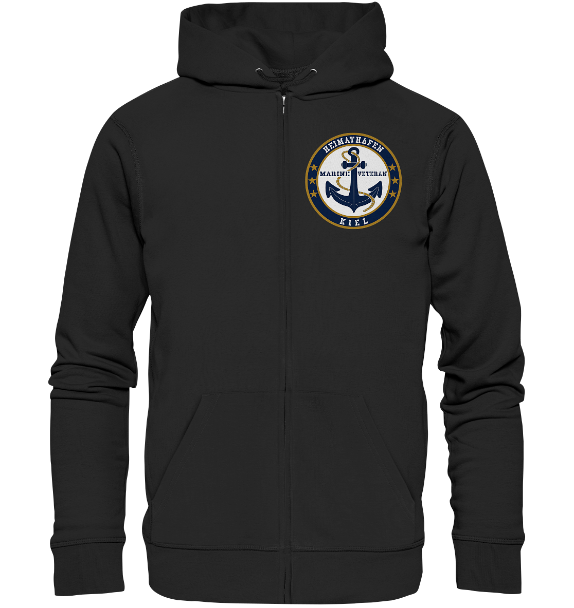 Marine Veteran Heimathafen KIEL -Kapuzenjacke