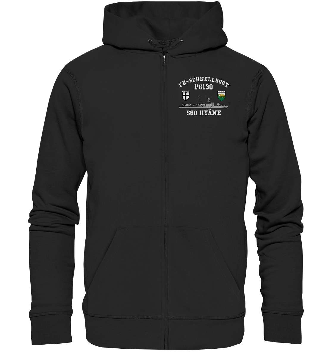 P6130 S80 HYÄNE 7.SG - Organic Kapuzenjacke