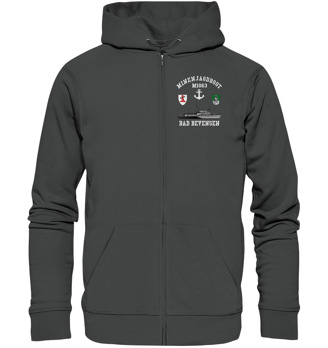 Mij.-Boot M1063 BAD BEVENSEN Anker 1.MSG - Organic Kapuzenjacke