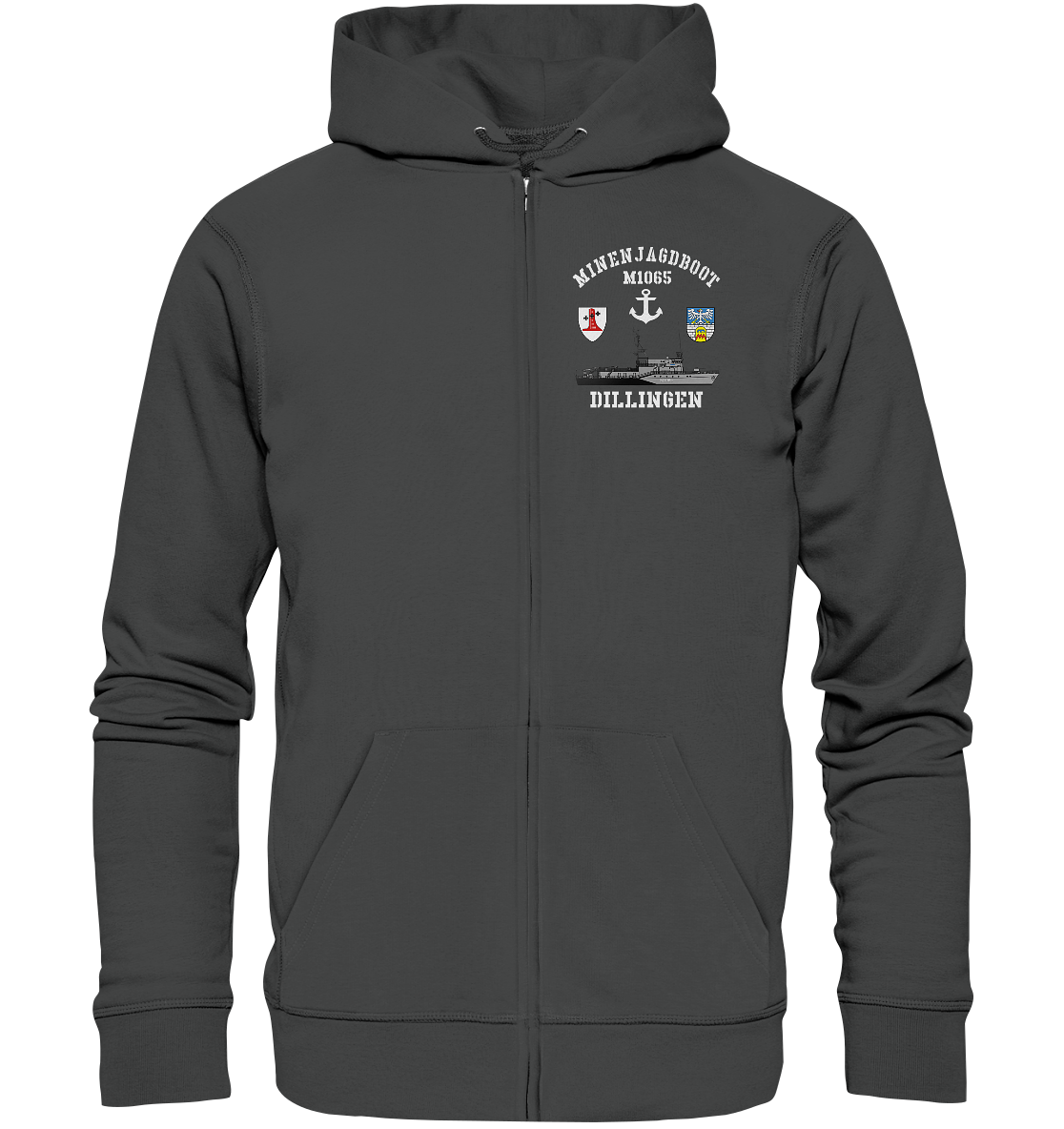 Mij.-Boot M1065 DILLINGEN Anker 1.MSG - Organic Kapuzenjacke