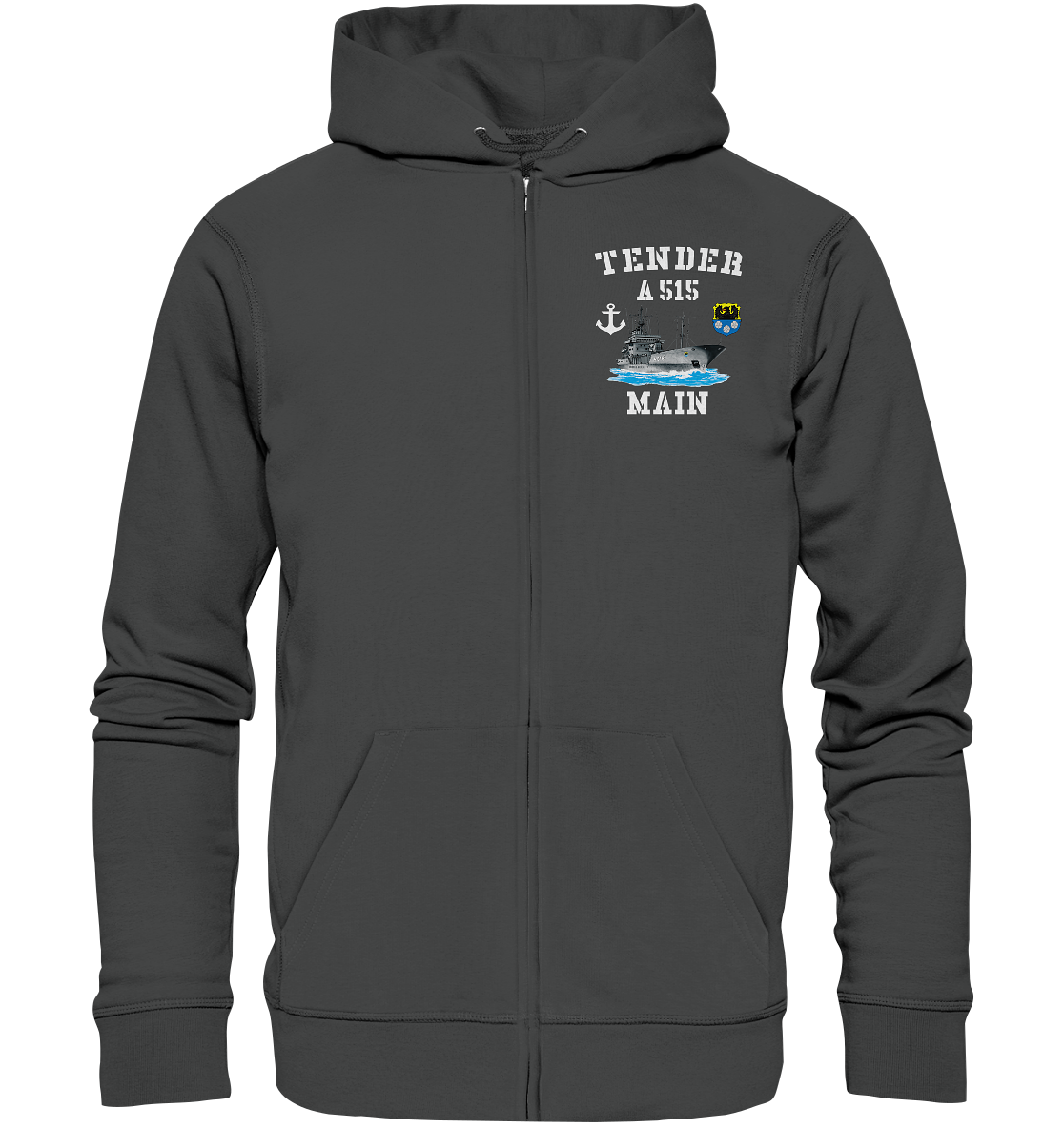 Tender A515 MAIN Anker - Organic Kapuzenjacke