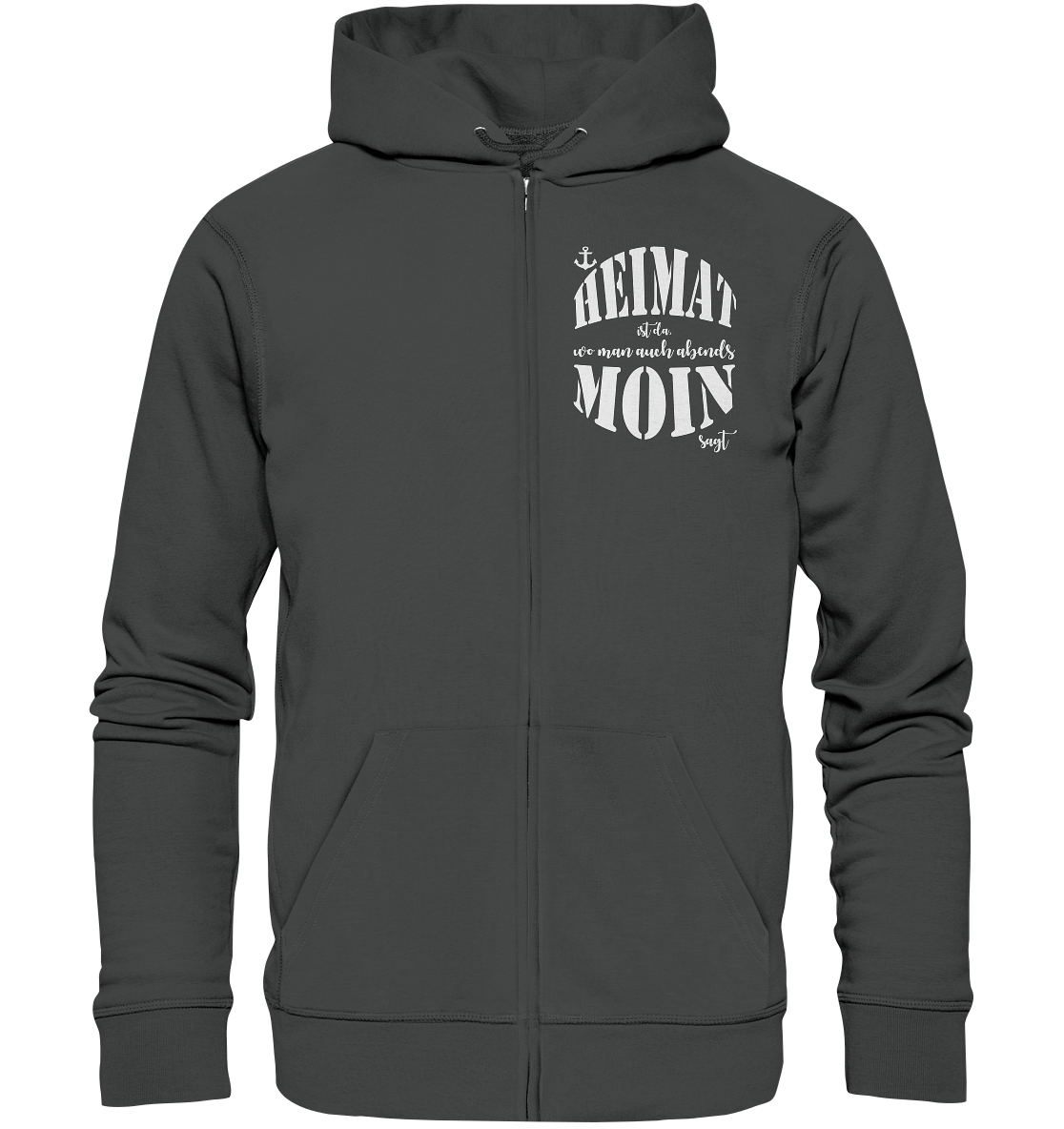 Heimat ist da... - Organic Kapuzenjacke