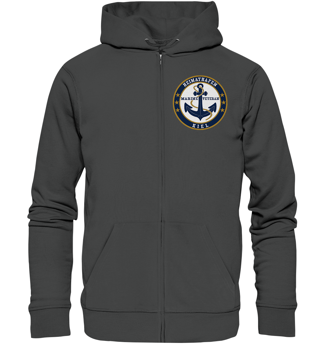 Marine Veteran Heimathafen KIEL -Kapuzenjacke