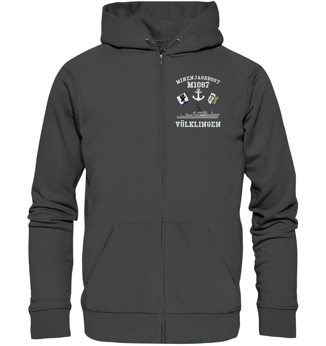 Mij.-Boot M1087 VÖLKLINGEN - Organic Kapuzenjacke