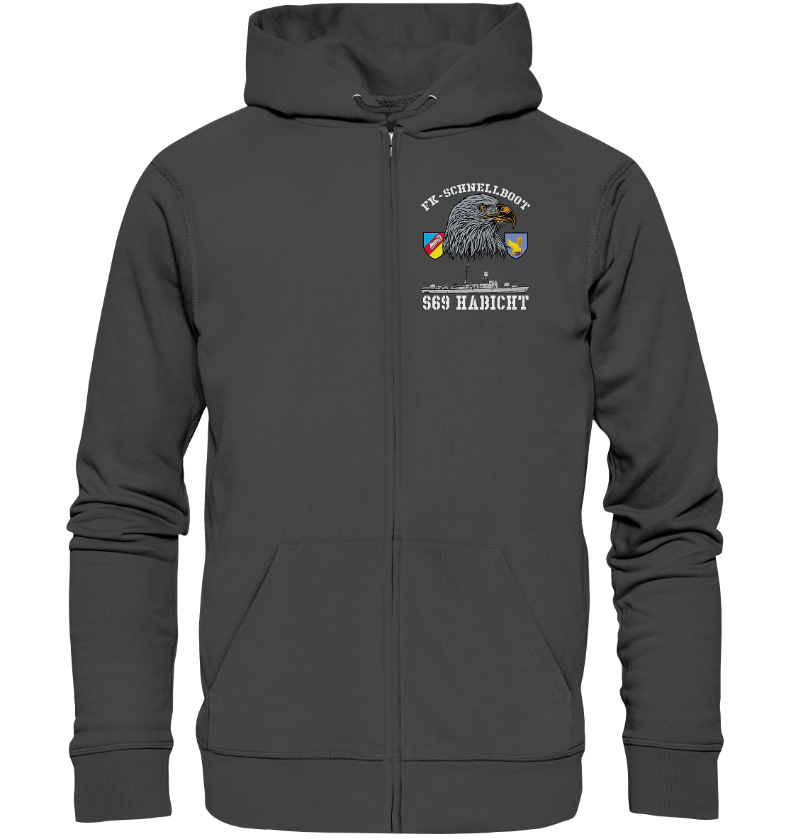 S69 HABICHT - Organic Kapuzenjacke
