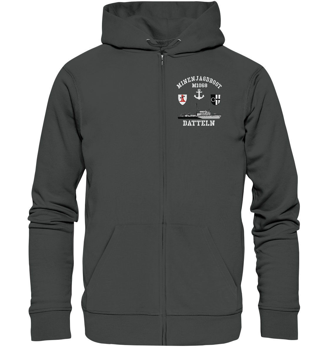 Mij.-Boot M1068 DATTELN Anker 1.MSG - Organic Kapuzenjacke