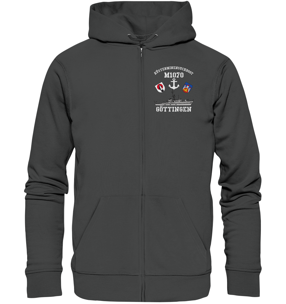 KM-Boot M1070 GÖTTINGEN Anker - Organic Kapuzenjacke