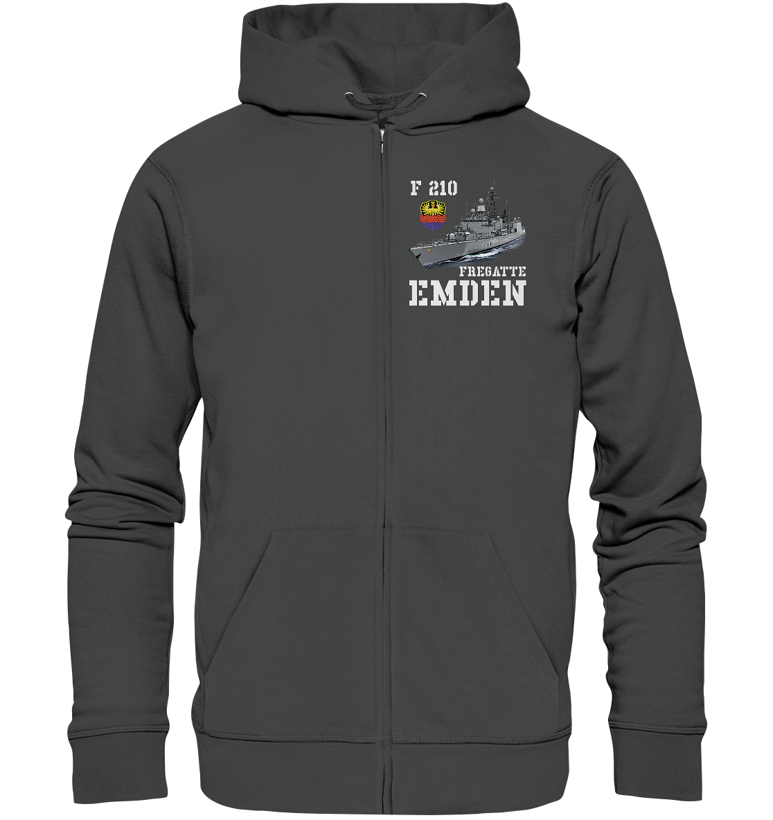 F210 Fregatte EMDEN - Organic Kapuzenjacke