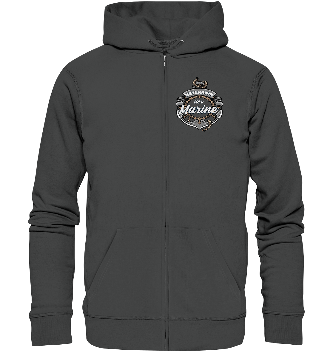 Veteranin der Marine - Organic Kapuzenjacke