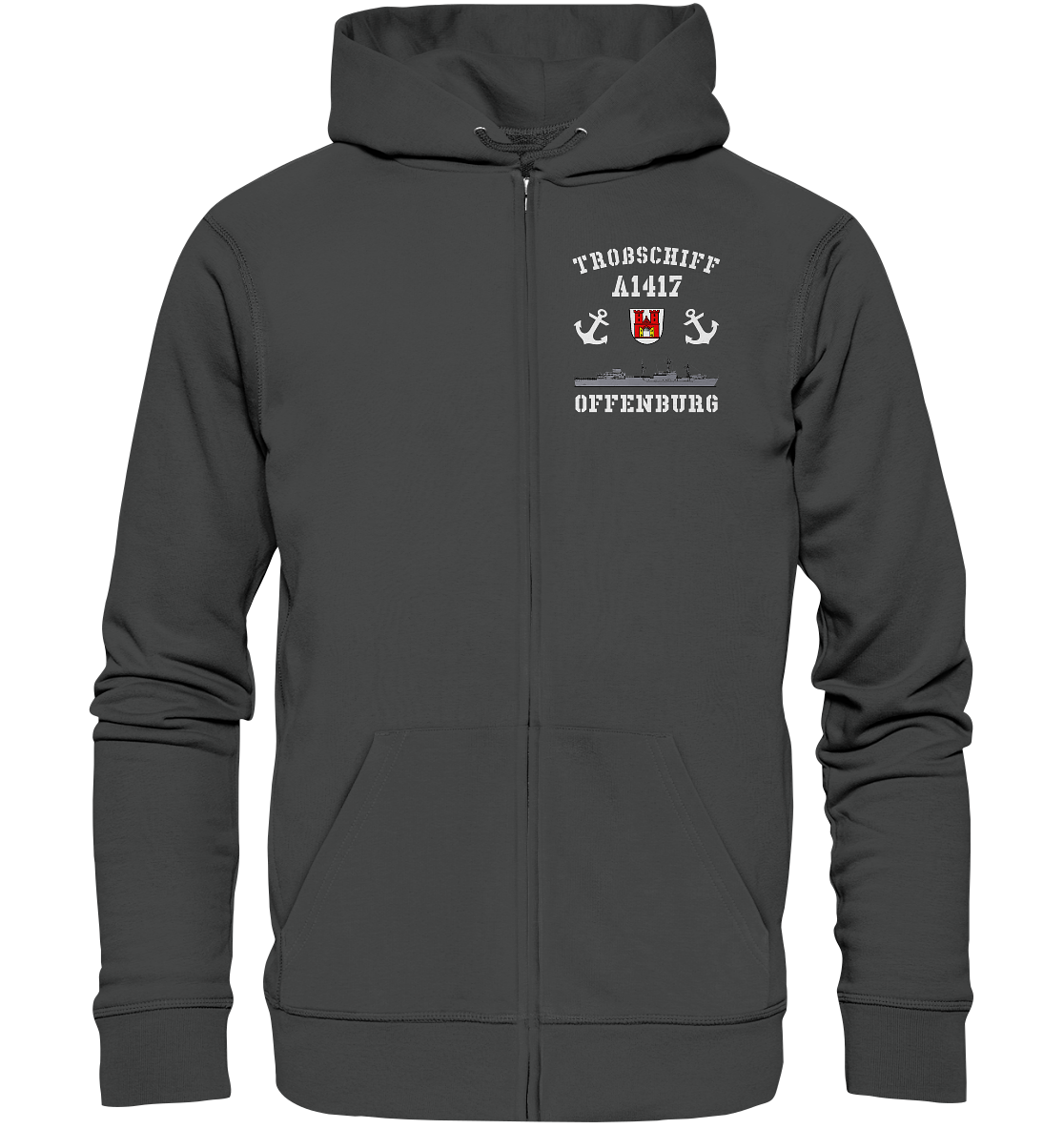 Troßschiff A1417 OFFENBURG - Organic Kapuzenjacke