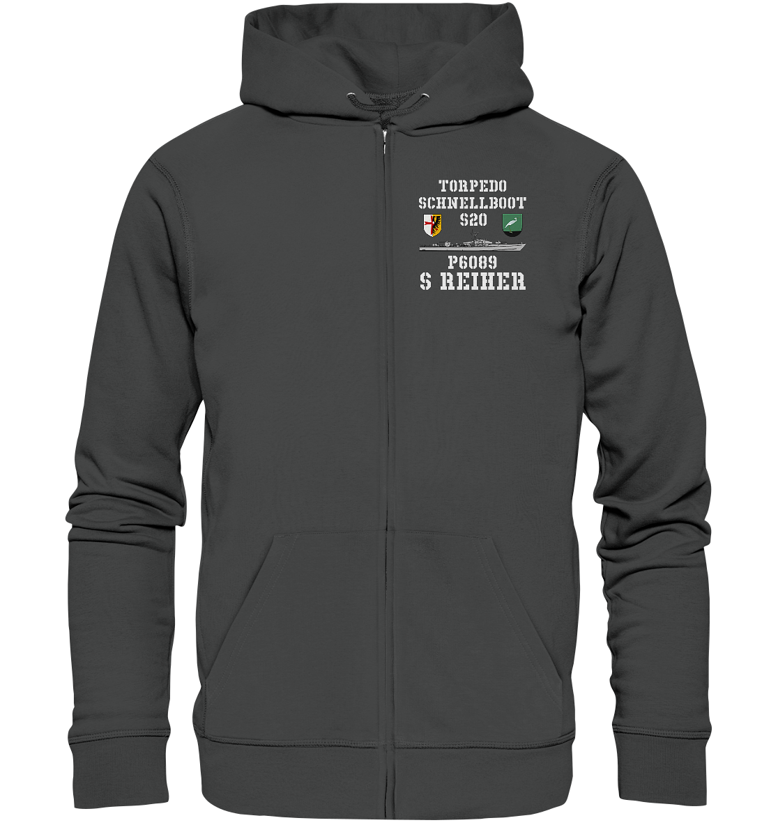 Torpedoschnellboot P6089 REIHER - Organic Kapuzenjacke