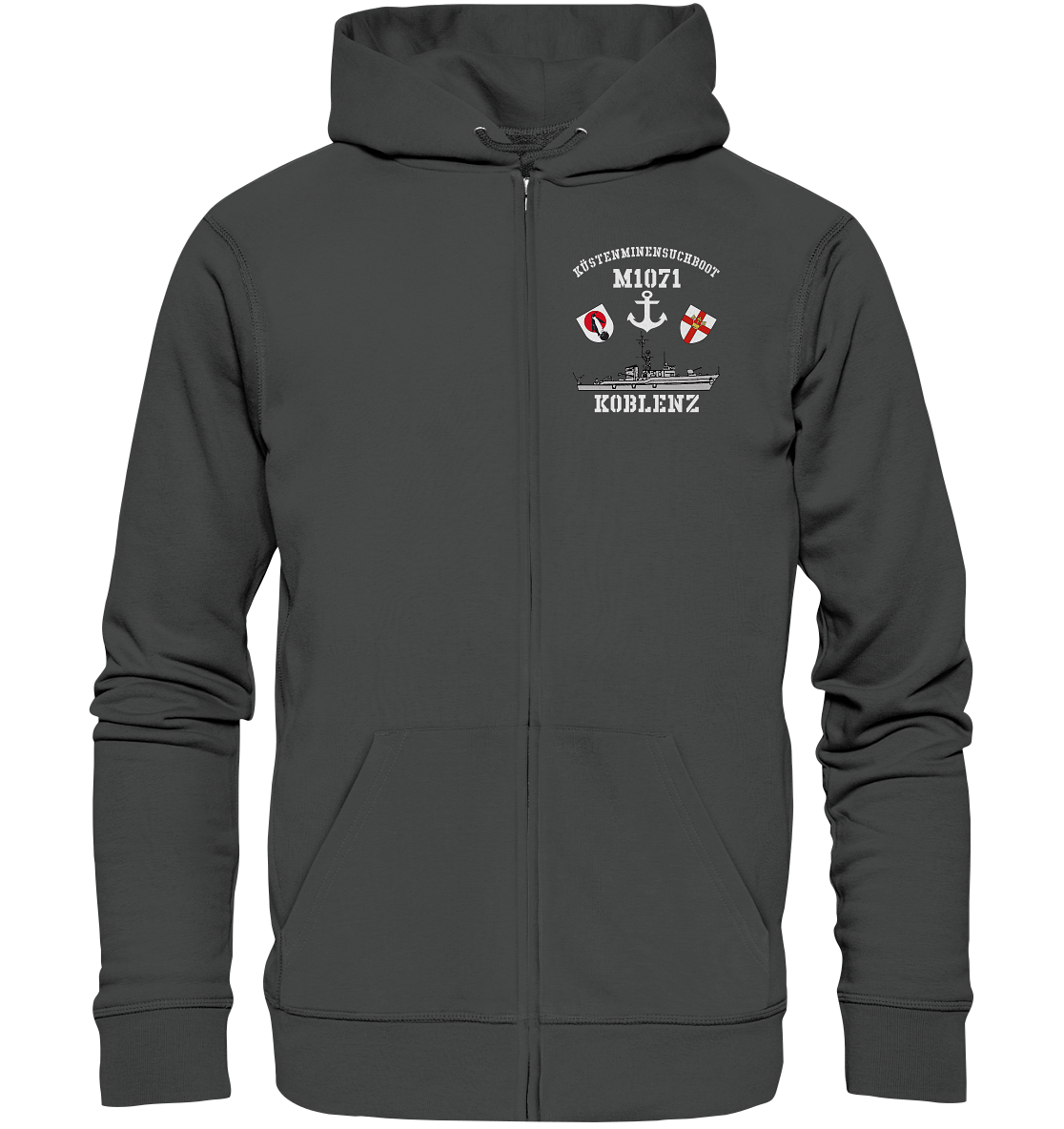 KM-Boot M1071 KOBLENZ Anker - Organic Kapuzenjacke