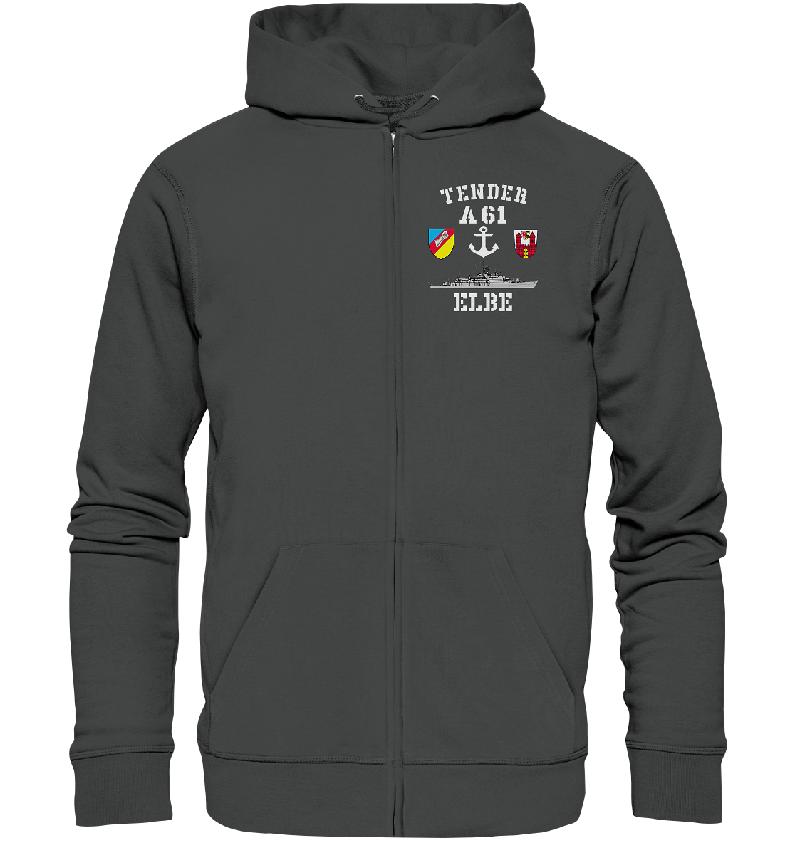 Tender A61 ELBE 2.SG ANKER - Organic Kapuzenjacke