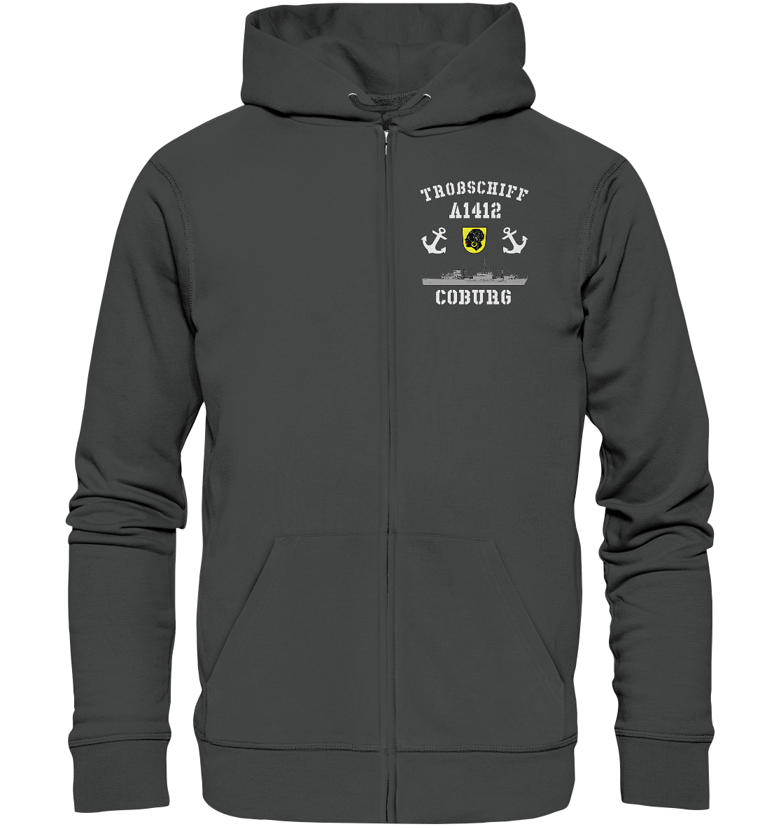 Troßschiff A1412 COBURG - Organic Kapuzenjacke