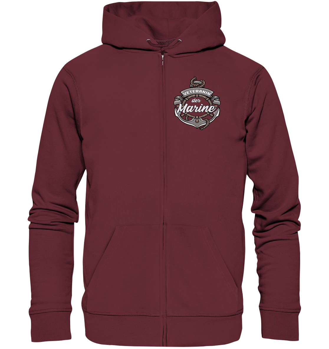 Veteranin der Marine - Organic Kapuzenjacke