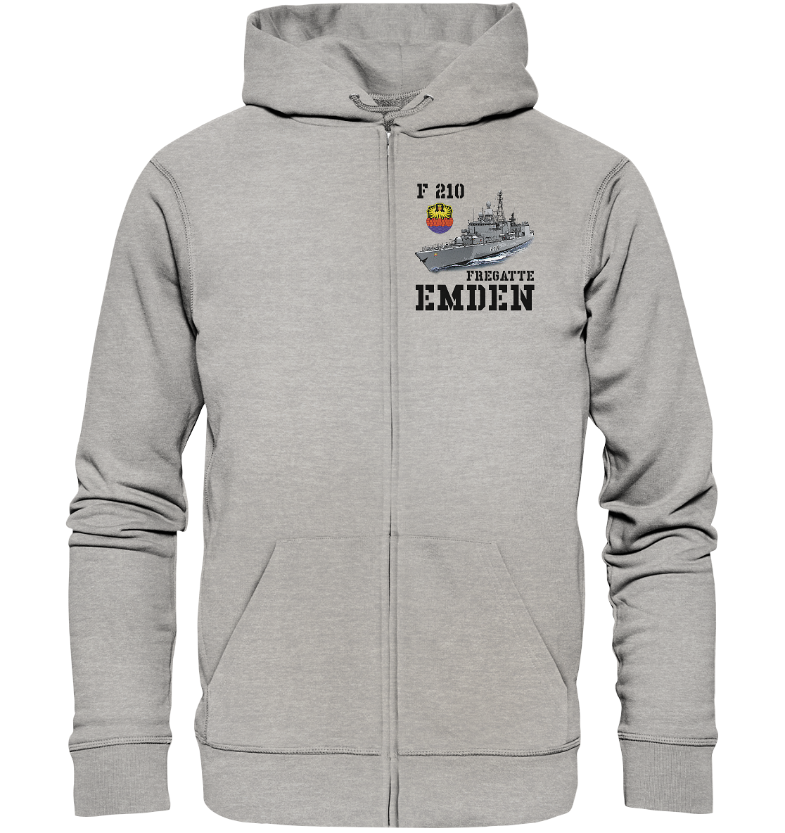 F210 Fregatte EMDEN - Organic Kapuzenjacke
