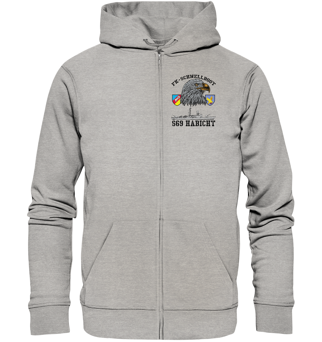 S69 HABICHT - Organic Kapuzenjacke