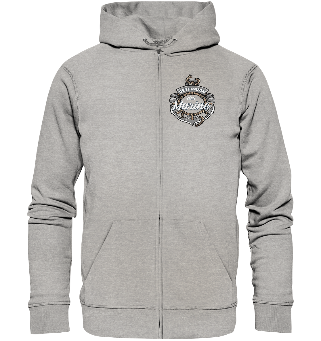 Veteranin der Marine - Organic Kapuzenjacke