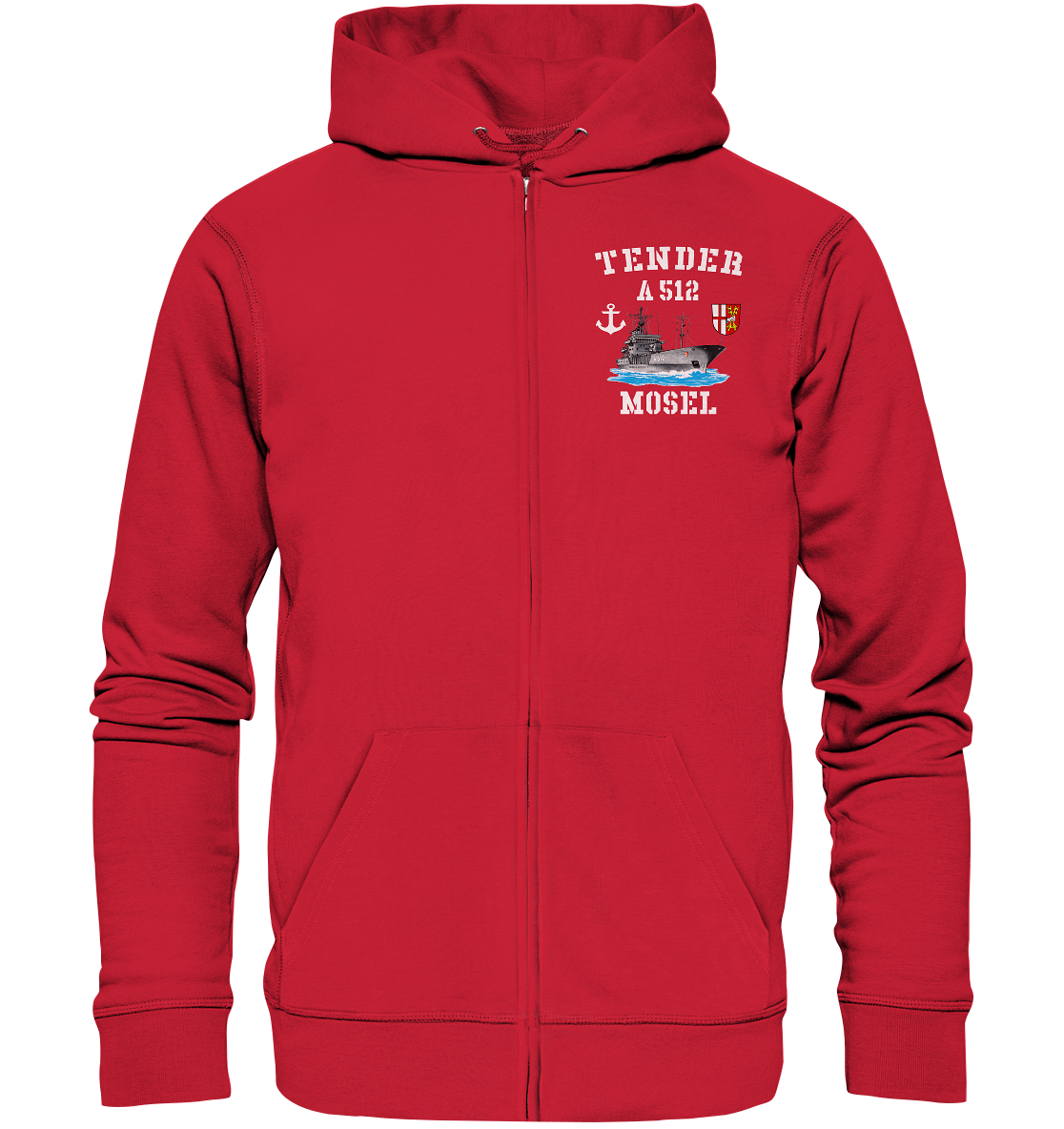Tender A512 MOSEL Anker - Organic Kapuzenjacke