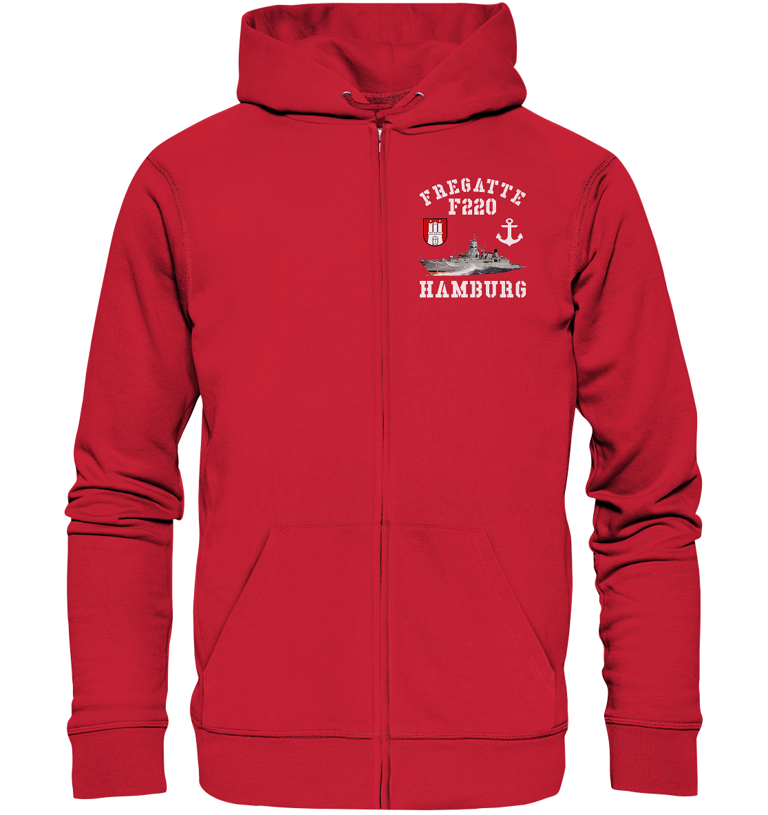Fregatte F220 HAMBURG Anker - Organic Kapuzenjacke
