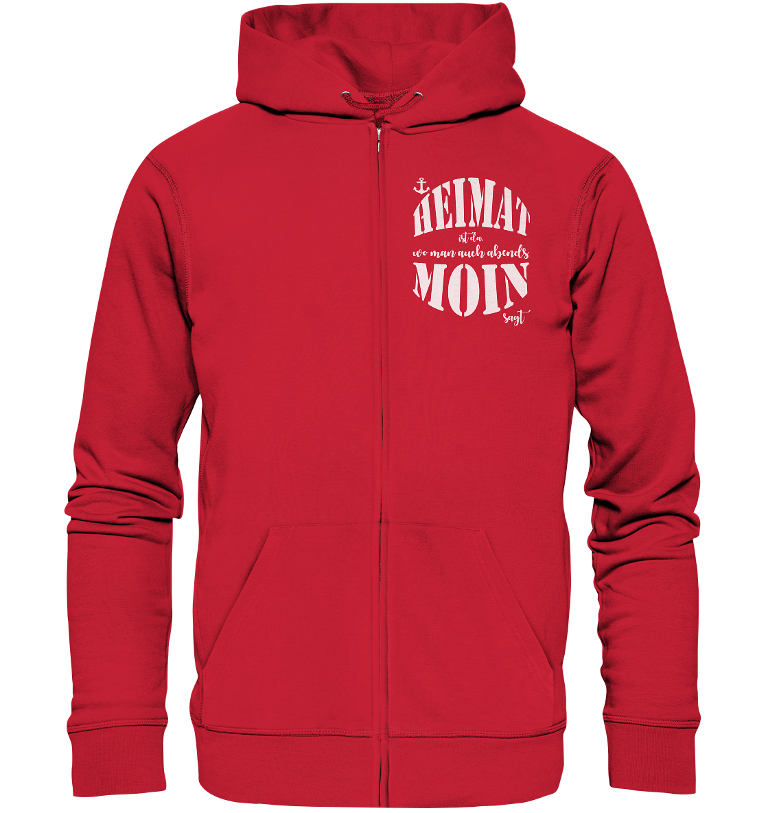 Heimat ist da... - Organic Kapuzenjacke