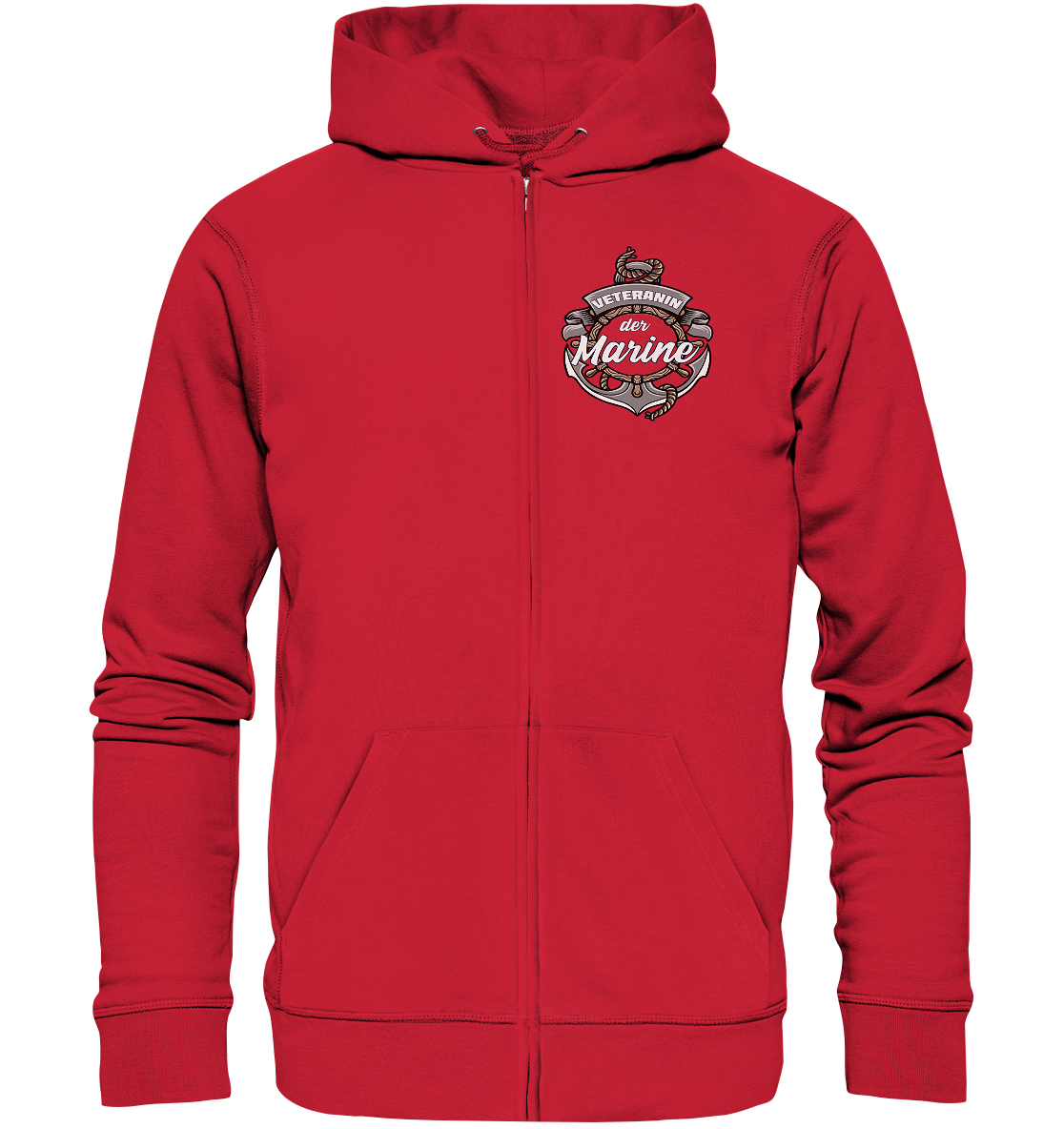 Veteranin der Marine - Organic Kapuzenjacke
