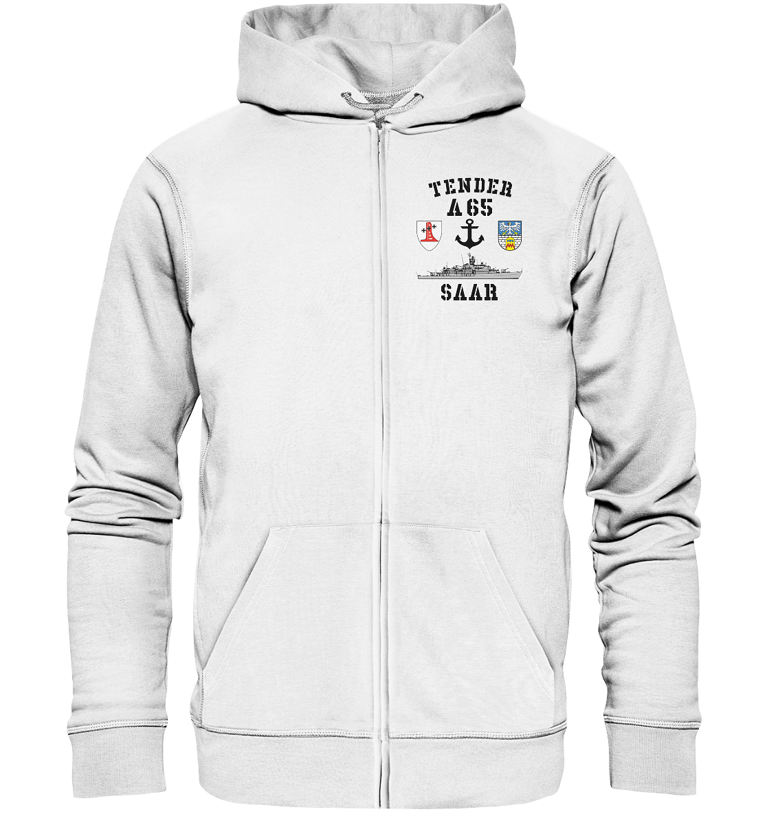 Tender A65 SAAR 1.MSG ANKER - Organic Kapuzenjacke