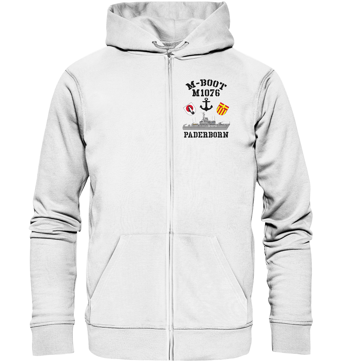 M-Boot M1076 PADERBORN Anker (HL) - Organic Kapuzenjacke