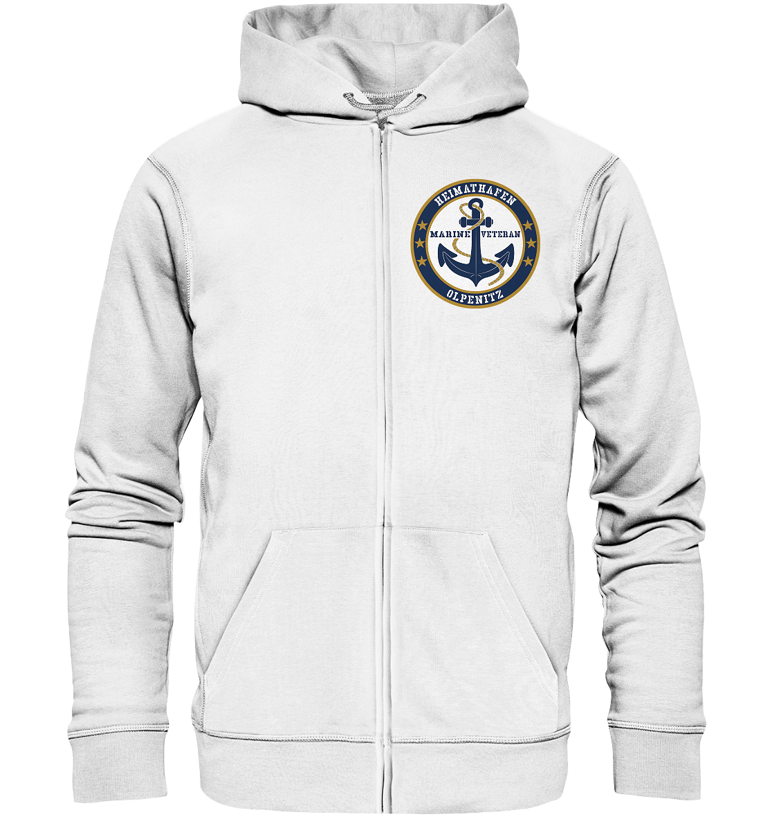 Marine Veteran Heimathafen OLPENITZ - Kapuzenjacke