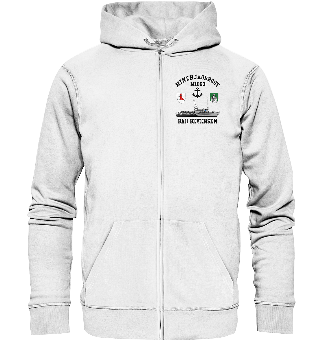 Mij.-Boot M1063 BAD BEVENSEN Anker 1.MSG - Organic Kapuzenjacke