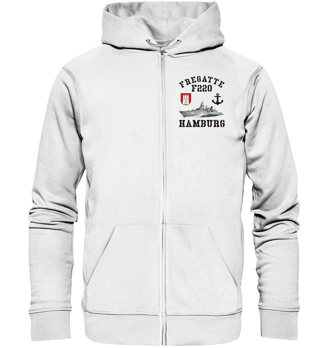 Fregatte F220 HAMBURG Anker - Organic Kapuzenjacke