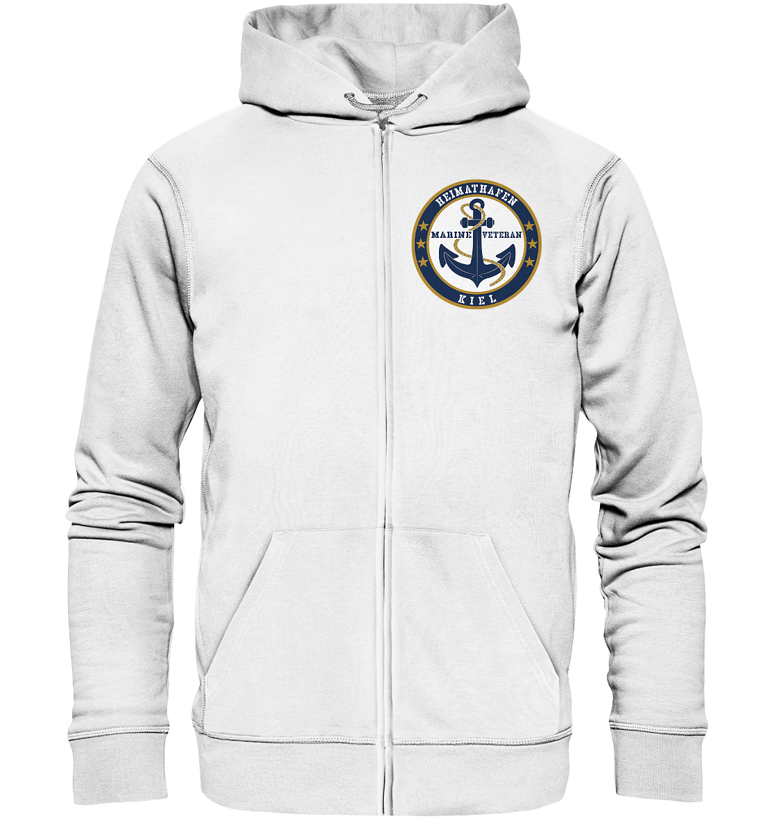 Marine Veteran Heimathafen KIEL -Kapuzenjacke