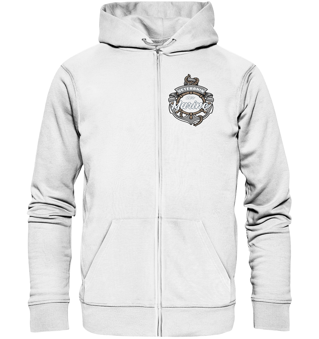 Veteranin der Marine - Organic Kapuzenjacke