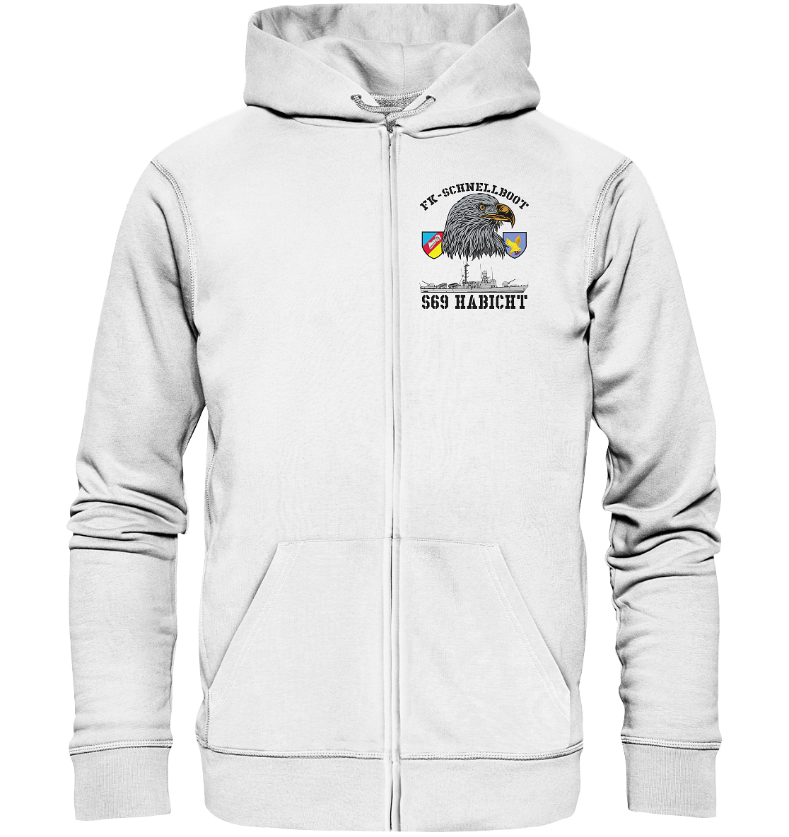 S69 HABICHT - Organic Kapuzenjacke