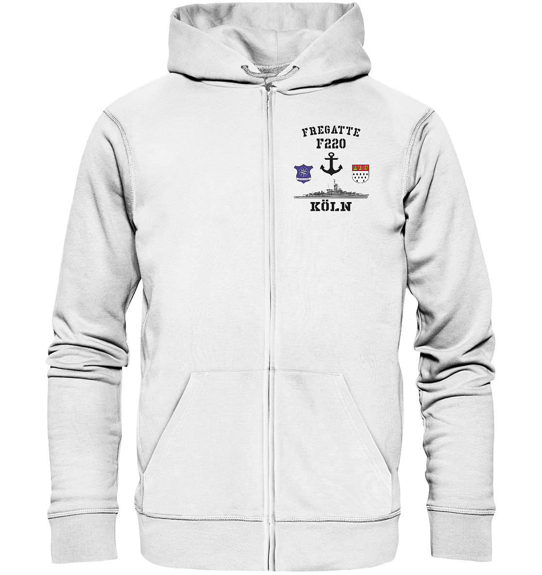 Fregatte F220 KÖLN Anker - Organic Kapuzenjacke