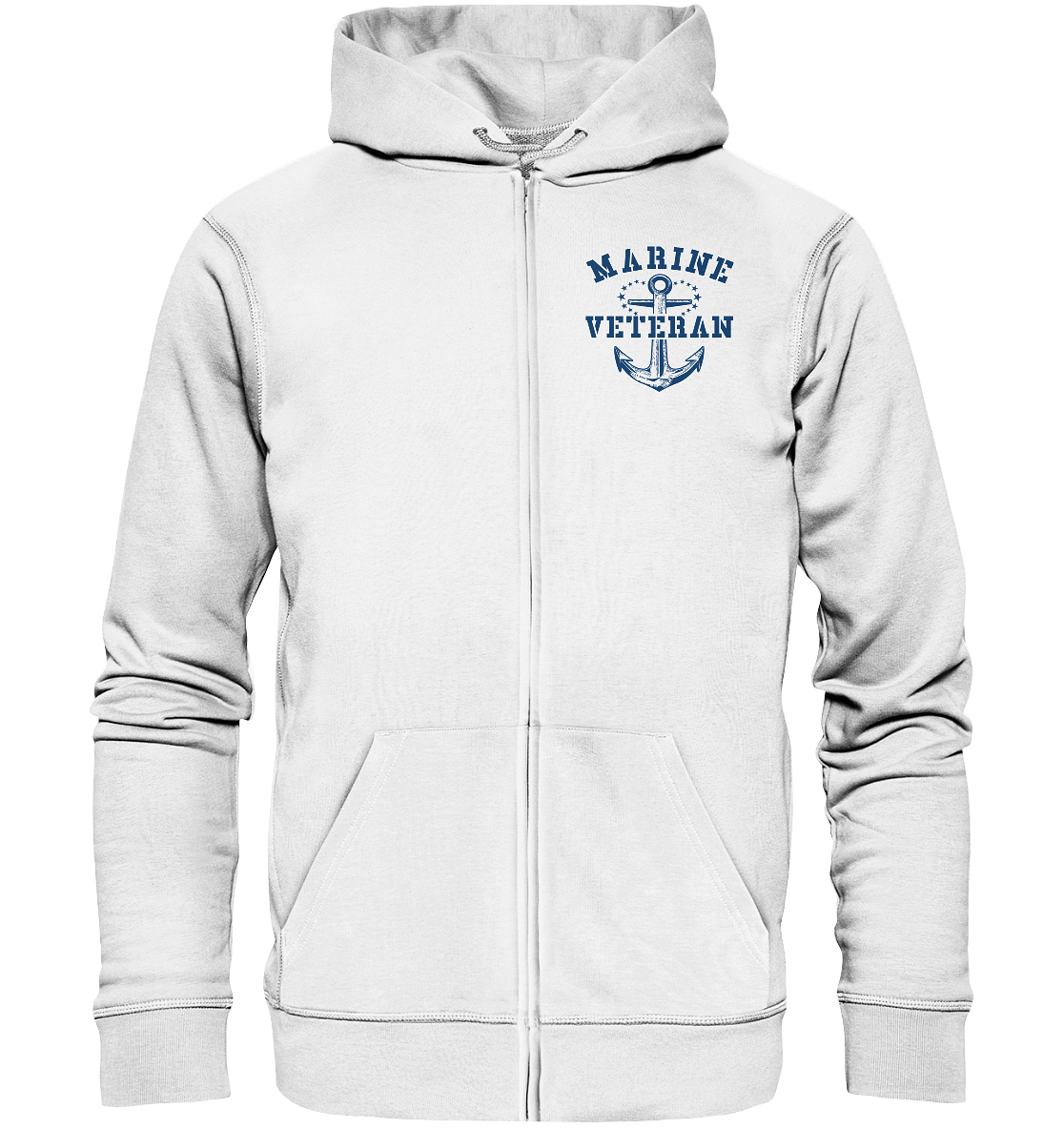 MARINE VETERAN ANKER - Organic Kapuzenjacke